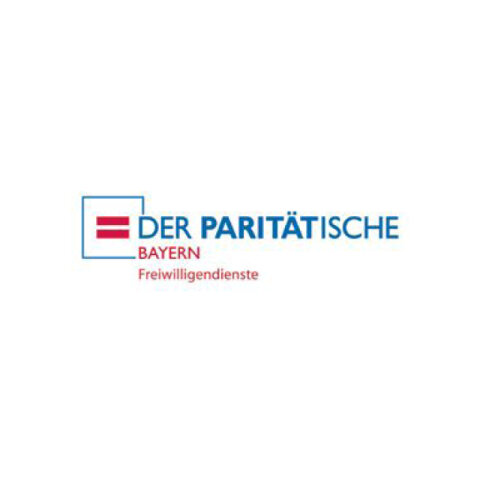 Logo der Paritätische in Bayern: Wortbildmarke mit Gleichzeichen in einem Quadrat